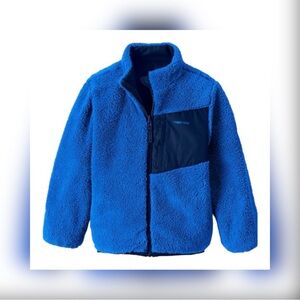 Lands’ End Boys Reversible Fleece Puffer Jacket
